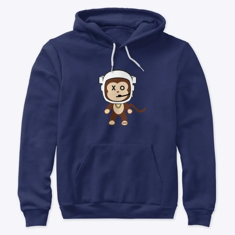 Space Chimp Hoodie and Sticker